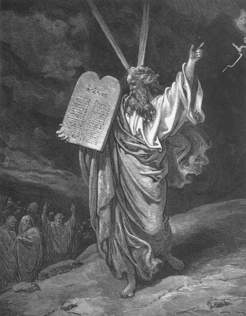 Moses and the 10 commandments